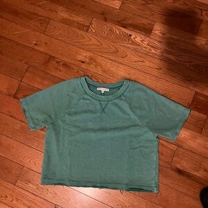 Chaser Women's Green Short Sleeve Tee
